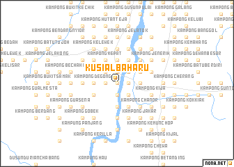 map of Kusial Baharu