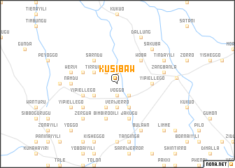 map of Kusibaw