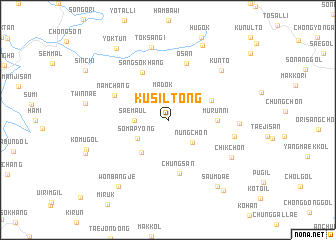 map of Kusil-tong