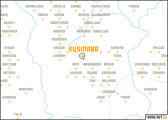 map of Kusinaba