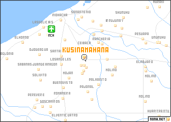 map of Kusinamahana