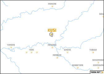 map of Kusi