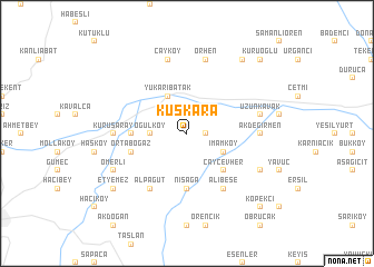 map of Kuşkara