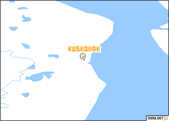 map of Kuskovak