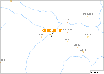 map of Kuskusmin