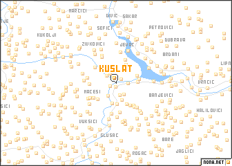 map of Kušlat