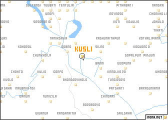 map of Kusli