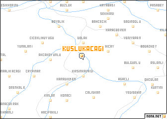 map of Kuşlukaçağı