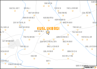 map of Kuşlukbağı