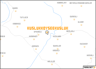 map of Kuşlukköy see Kuşluk