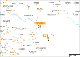 map of Kusmah