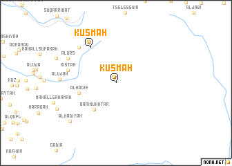 map of Kusmah