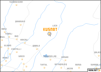 map of Küsnǝt