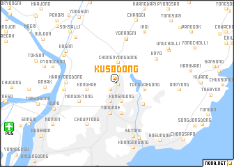 map of Kusŏ-dong