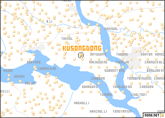 map of Kusong-dong