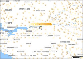 map of Kusŏwŏn-dong