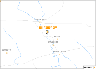 map of Kuspasay