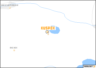 map of Kuspek