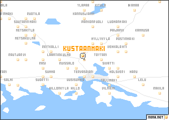 map of Kustaanmäki