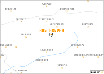 map of Kustarëvka