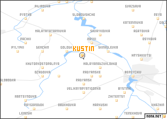 map of Kustin