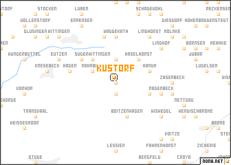 map of Küstorf