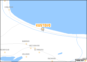 map of Kustovo