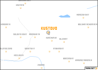 map of Kustovo