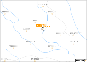 map of Küstülü
