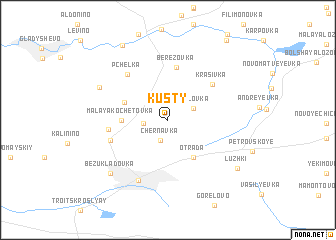 map of Kusty