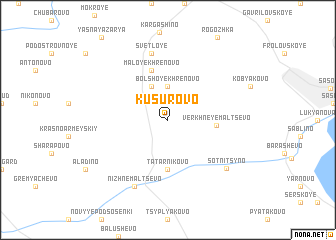 map of Kusurovo