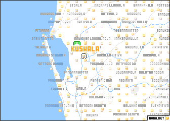 map of Kuswala