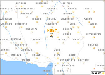 map of Kusy