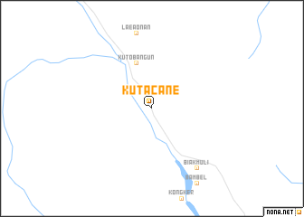 map of Kutacane