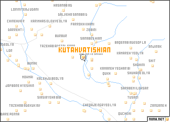 map of Kūtahvatī Shīān