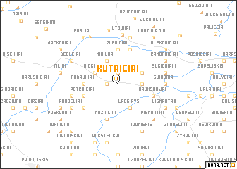 map of Kutaičiai