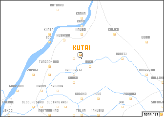 map of Kutai