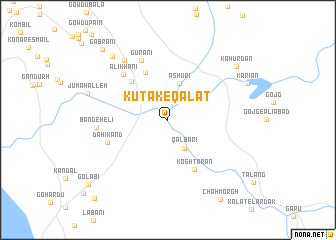 map of Kūtak-e Qalāt