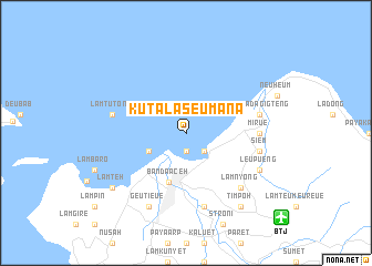 map of Kutalaseumana