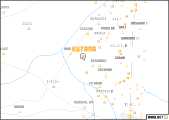 map of Kutāna