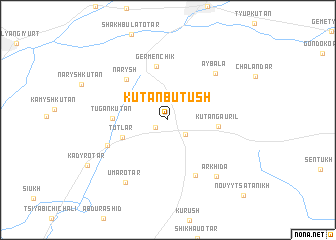 map of Kutan Butush