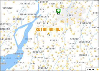 map of Kutāniānwāla