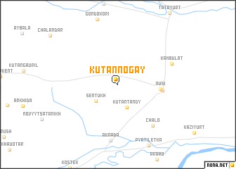 map of Kutan Nogay