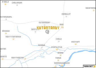 map of Kutan Tandy