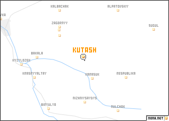 map of Kutash