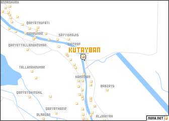 map of Kutaybān