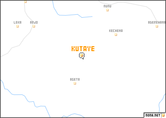 map of Kutayē