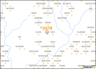 map of Kuta