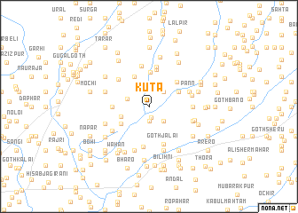 map of Kuta