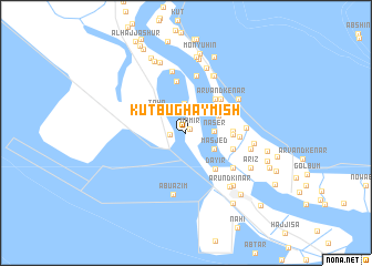 map of Kūt Bū Ghaymīsh